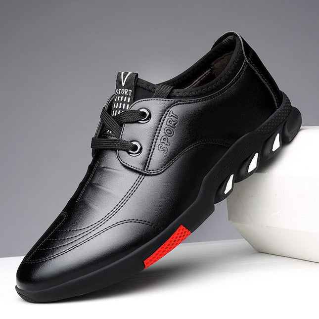 Men’s Spring Leather Business Shoes – Classic Formal Style