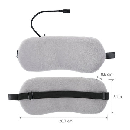 Lavender Steam Hot Compress Eye Mask – USB Heated with 4-Level Temperature & Timer Control
