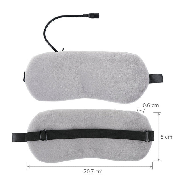 Lavender Steam Hot Compress Eye Mask – USB Heated with 4-Level Temperature & Timer Control