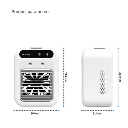 Portable Air Conditioner & Water Cooling Fan – Compact Air Cooler for Room, Office & Car