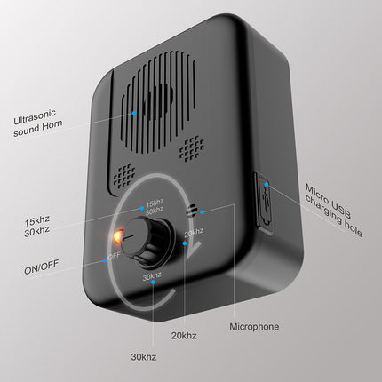 Ultrasonic Anti-Barking Device – Outdoor & Indoor Dog Bark Control with Automatic Detection