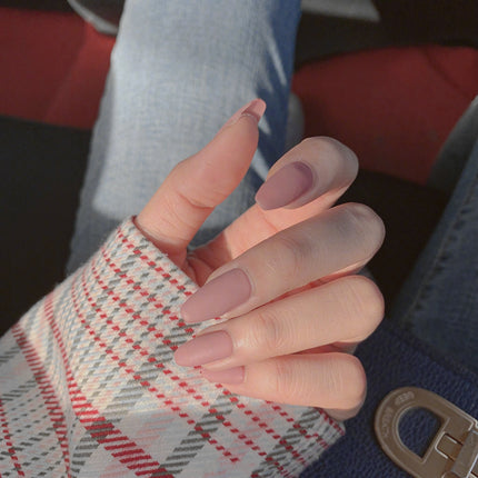 Wearable False Nails – Ballet White Gradient Nail Patch Set