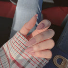 Wearable False Nails – Ballet White Gradient Nail Patch Set