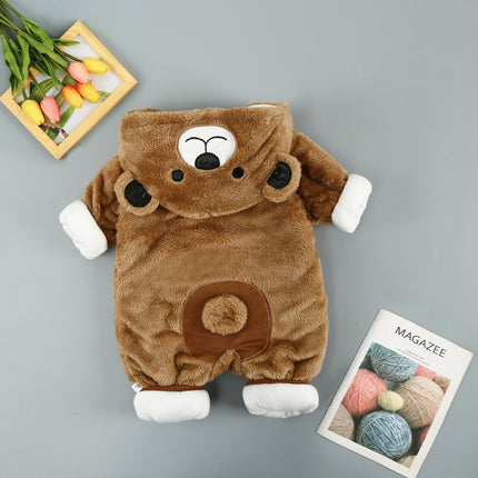 Arctic Bear Thick Cotton Baby Romper