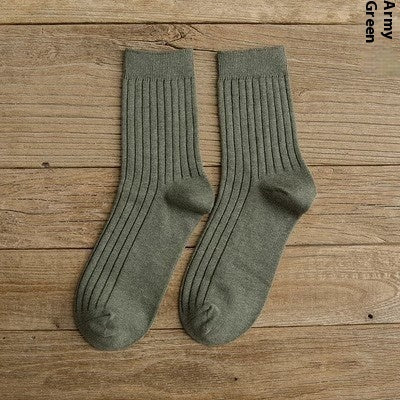 Sports Polyester Mid-Calf Socks for Men