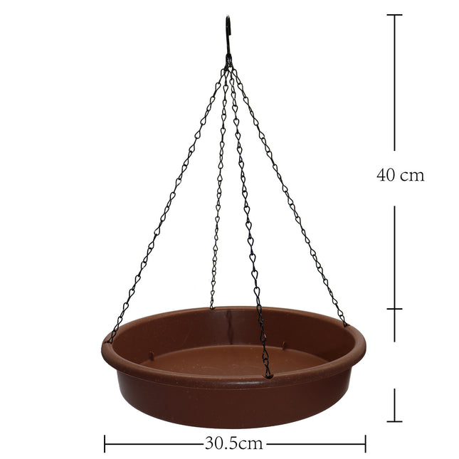 PP Bird Feeder with Hanging Chain for Patio or Garden