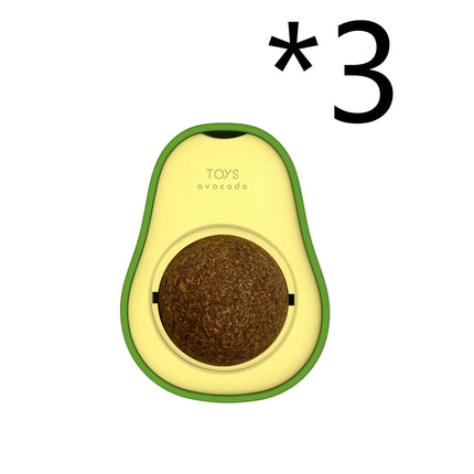Avocado Peppermint Catnip Ball – Dental & Digestive Health Cat Toy