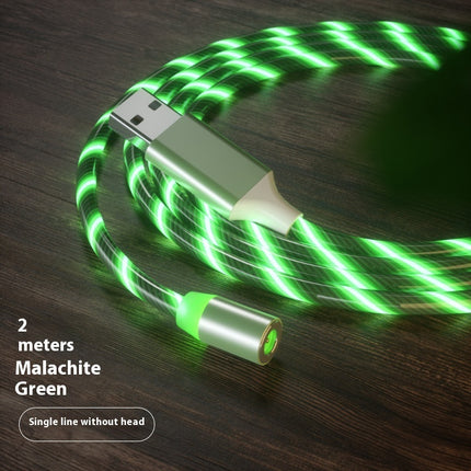 Magnetic Fast Charging Cable – LED Type-C & Micro USB Charger