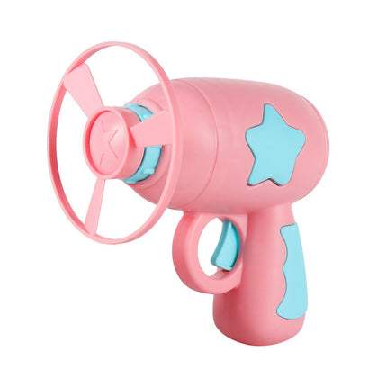Super Saucer Launcher Disc Shooter Toy – Set of 1 Gun & 3 Flying Discs