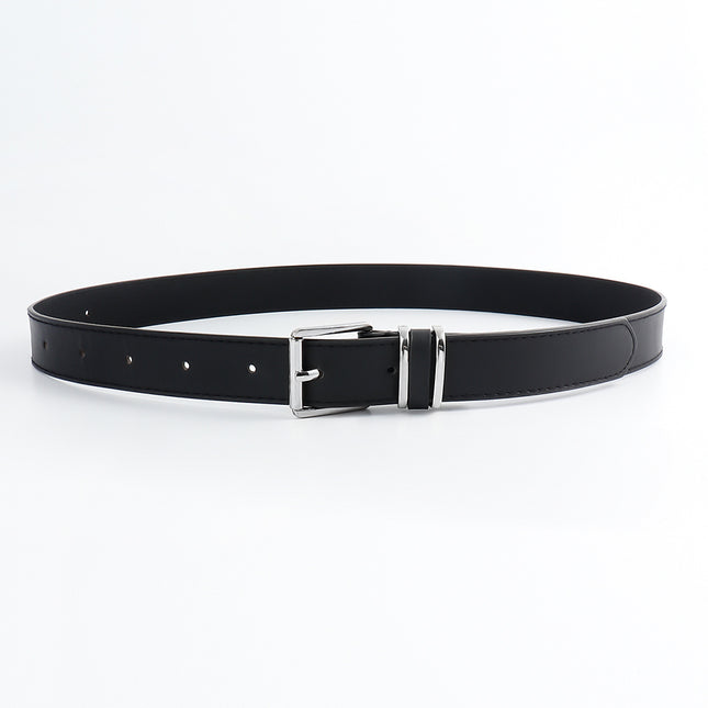 Alloy PU All-Match Fashion Waist Belt with Pin Buckle