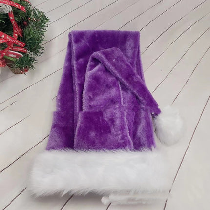 Long Christmas Santa Hat – 1.5m Extra-Length Holiday Hat in Multiple Colors (Polyester)