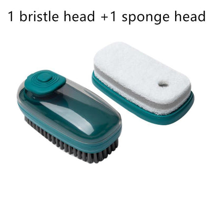 Multifunctional Automatic Liquid Cleaning Brush – Soft Shoe & Laundry Brush for Household Cleaning