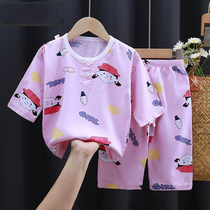 Children's Cartoon Pajama Set
