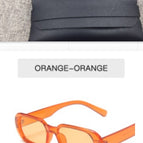 Orange / With glasses bag