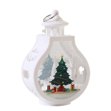 Christmas Candle Lamp – Pear-Shaped LED Candle Light (Tree / Snowman / Old Man / Deer)