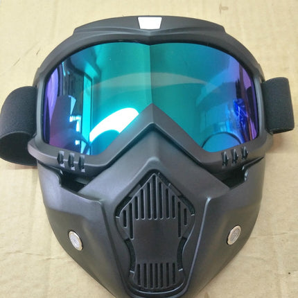 Tactical Protective Goggles – Reinforced PC Lens, Anti-Impact Riding & Motorcycle Helmet Eyewear