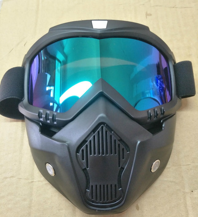 Tactical Protective Goggles – Reinforced PC Lens, Anti-Impact Riding & Motorcycle Helmet Eyewear