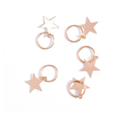 Mini Alloy Hair Clips Gutter Style for Styling & Sectioning