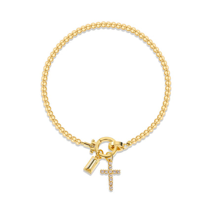 Women’s Stainless Steel Birth Month Initial Bracelet