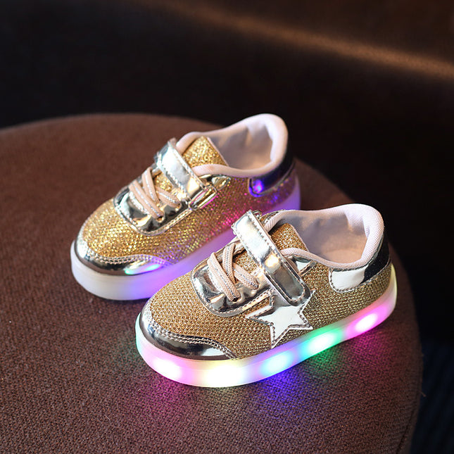LED Shoe Magic Button