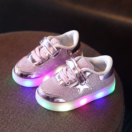 LED Shoe Magic Button