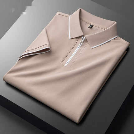 Slim Fit Cotton Blend Casual T-Shirt – Short Sleeve