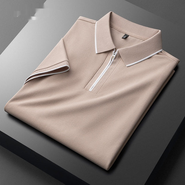Slim Fit Cotton Blend Casual T-Shirt – Short Sleeve