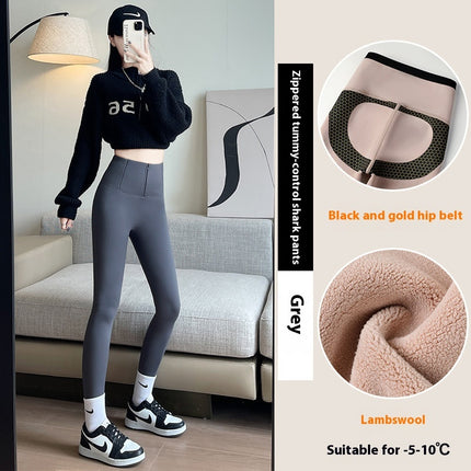 High-Waist Anti-Sag Thermal Leggings