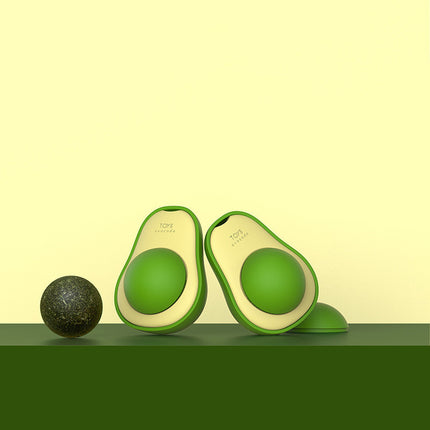 Avocado Peppermint Catnip Ball – Dental & Digestive Health Cat Toy