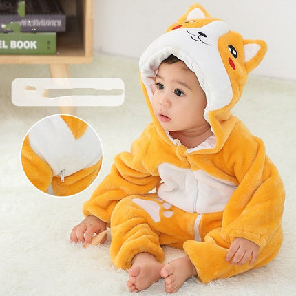 Cotton Flannel Baby Romper