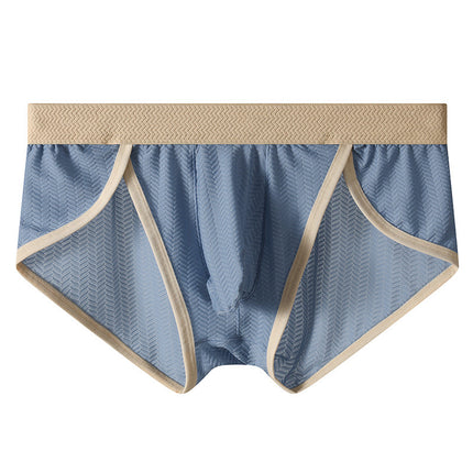 Men’s Breathable Nylon Briefs – Moisture-Wicking Low-Waist Underwear