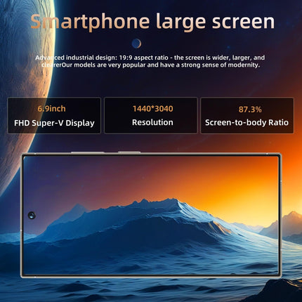 S24 Ultra Max 5G Unlocked Smartphone with Stylus Pen