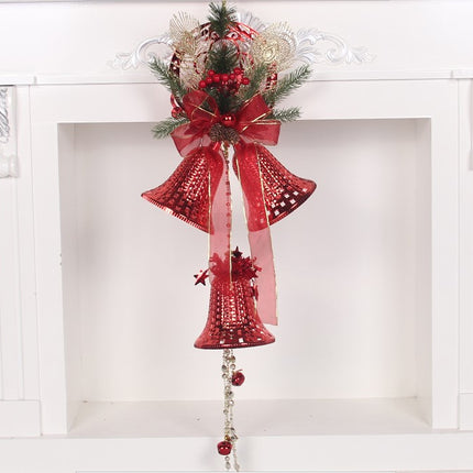 Pearlescent Christmas Bell Ornament – Decorative Hanging Bell for Christmas Trees