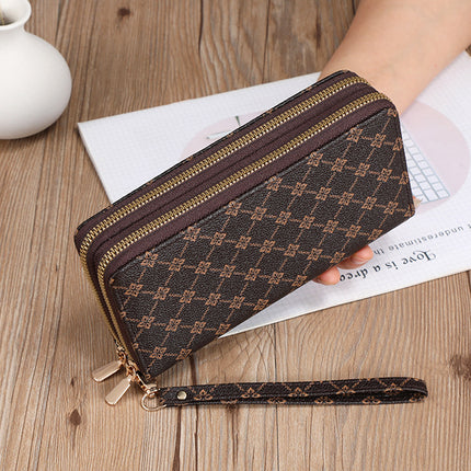 European Retro Printed PU Leather Handbag