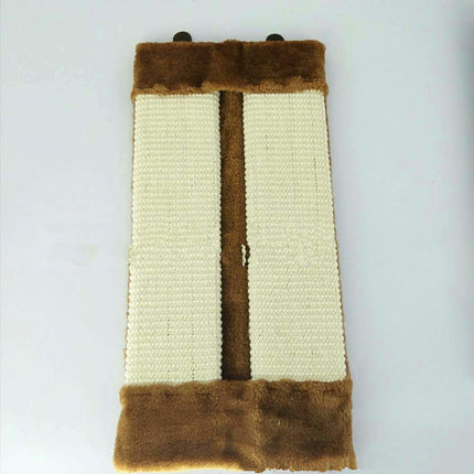 Foldable Eco-Friendly Cat Scratcher – Plush & Sisal Wall and Sofa Protector