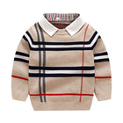 Cotton Pullover Sweater for Boys