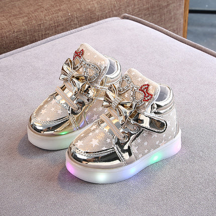 LED Shoe Magic Button