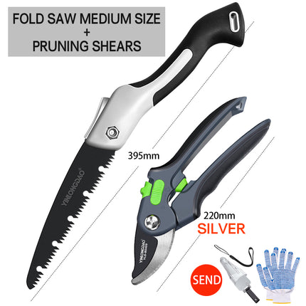 Heavy-Duty Garden Pruning Shears – Ergonomic Metal Branch Cutter