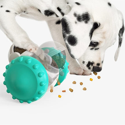 Interactive Pet Treat Dispenser – Intelligent Tumbler Puzzle Feeder Toy