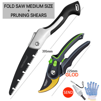 Heavy-Duty Garden Pruning Shears – Ergonomic Metal Branch Cutter