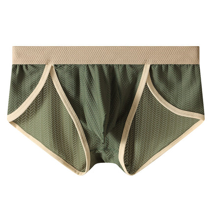 Men’s Breathable Nylon Briefs – Moisture-Wicking Low-Waist Underwear