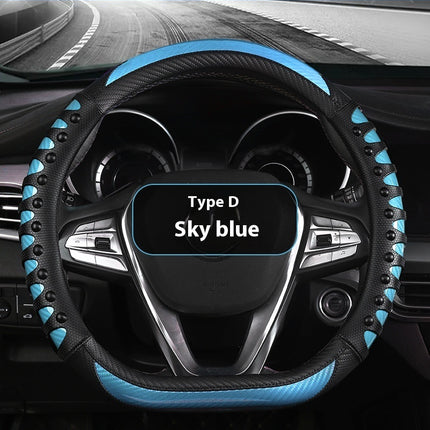 Big Head Ding Universal Steering Wheel Cover – Sporty Business Style Grip