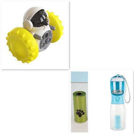 Interactive Pet Treat Dispenser – Intelligent Tumbler Puzzle Feeder Toy