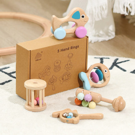 Wooden Handbell 5-Piece Set