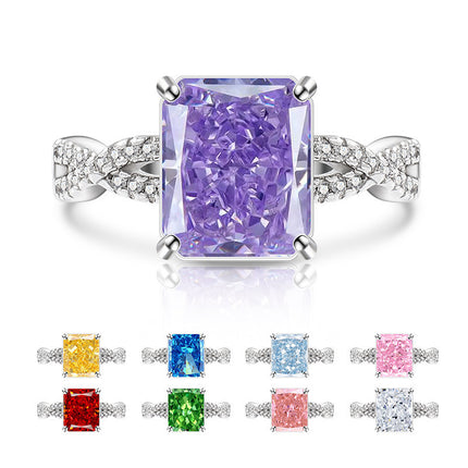 Silver Plated Adjustable Quadrilateral Geometric Ring – Affordable Luxury Style