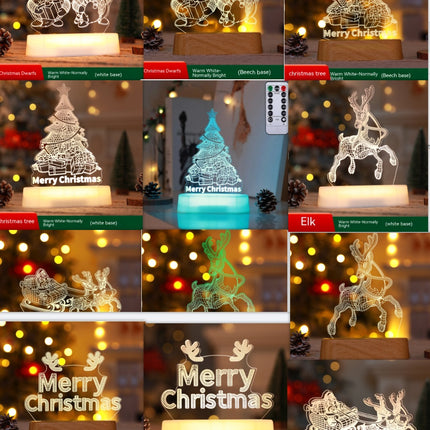 Acrylic LED Decorative Lamp – Chinese Style Night Light for Home & Gifting