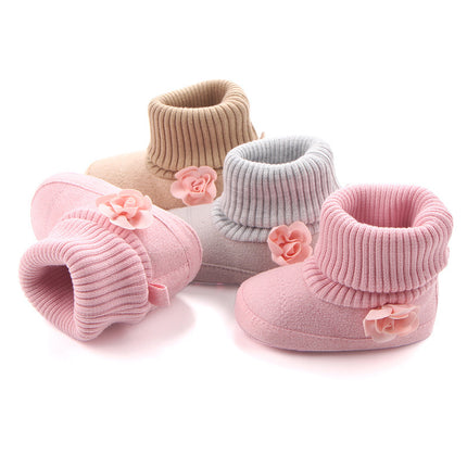 Spring & Autumn Baby Boots – Toddler Mouth Shoes with Screw Sleeve Socks