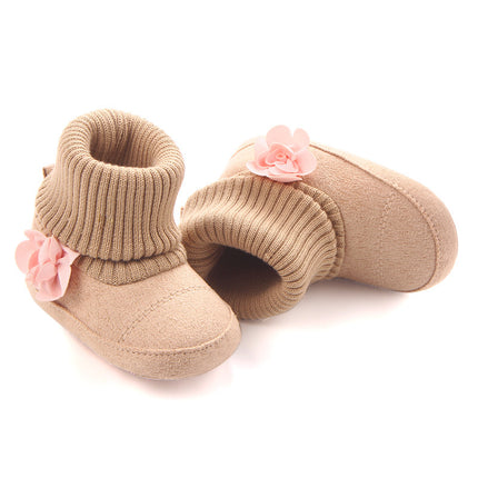 Spring & Autumn Baby Boots – Toddler Mouth Shoes with Screw Sleeve Socks