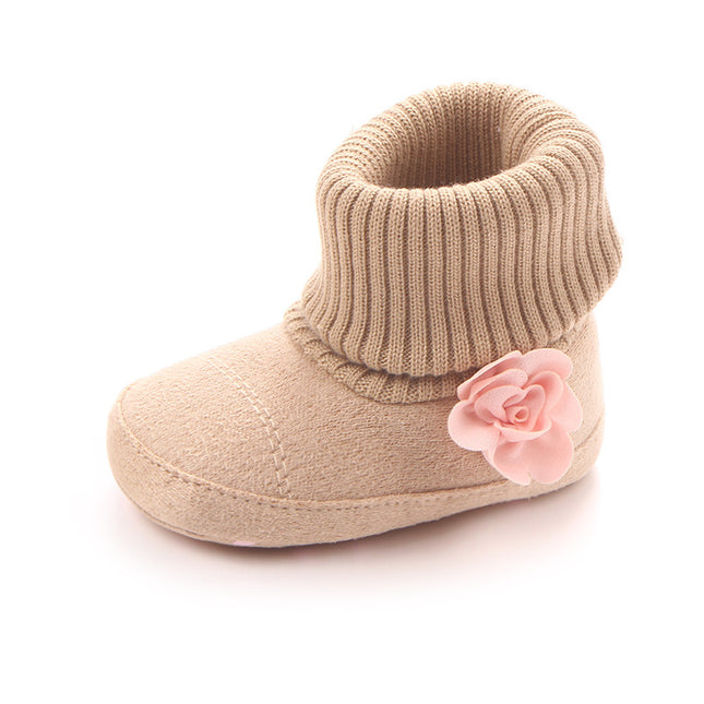 Spring & Autumn Baby Boots – Toddler Mouth Shoes with Screw Sleeve Socks