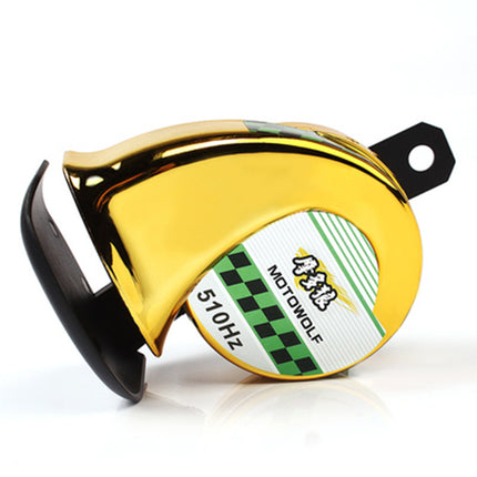 12V Loud Car & Motorcycle Horn – 110dB ABS Electric Horn (510Hz, 30W)